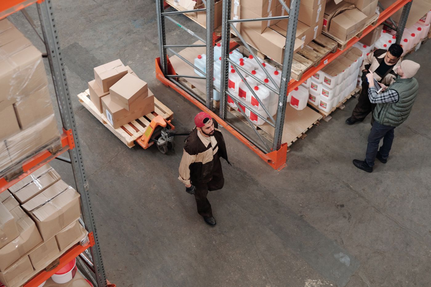 Chargement de marchandises